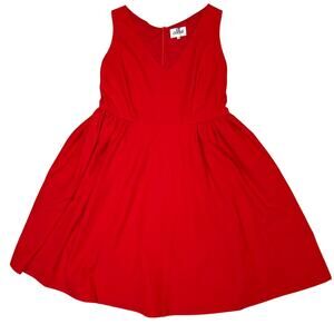 Astra Signature Womens Red Formal Dress Evening Cocktail Size 14